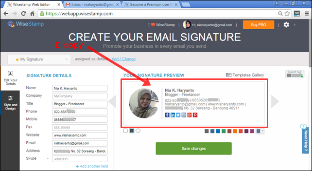 Membuat Signature Email yang Lebih Profesional dengan 