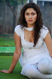 Manjari Fadnis in a sexy white salwar