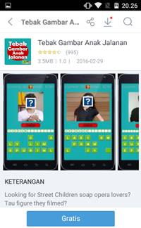 Download Game Tebak Gambar Anak Jalanan [GRATIS]