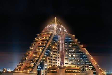 Awesome, Shape Pyramid Mall in Dubai | deTraveling