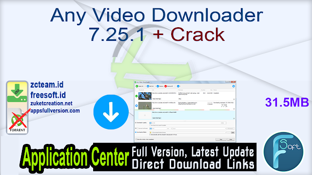 Any Video Downloader 7.25.1 + Crack_ ZcTeam.id