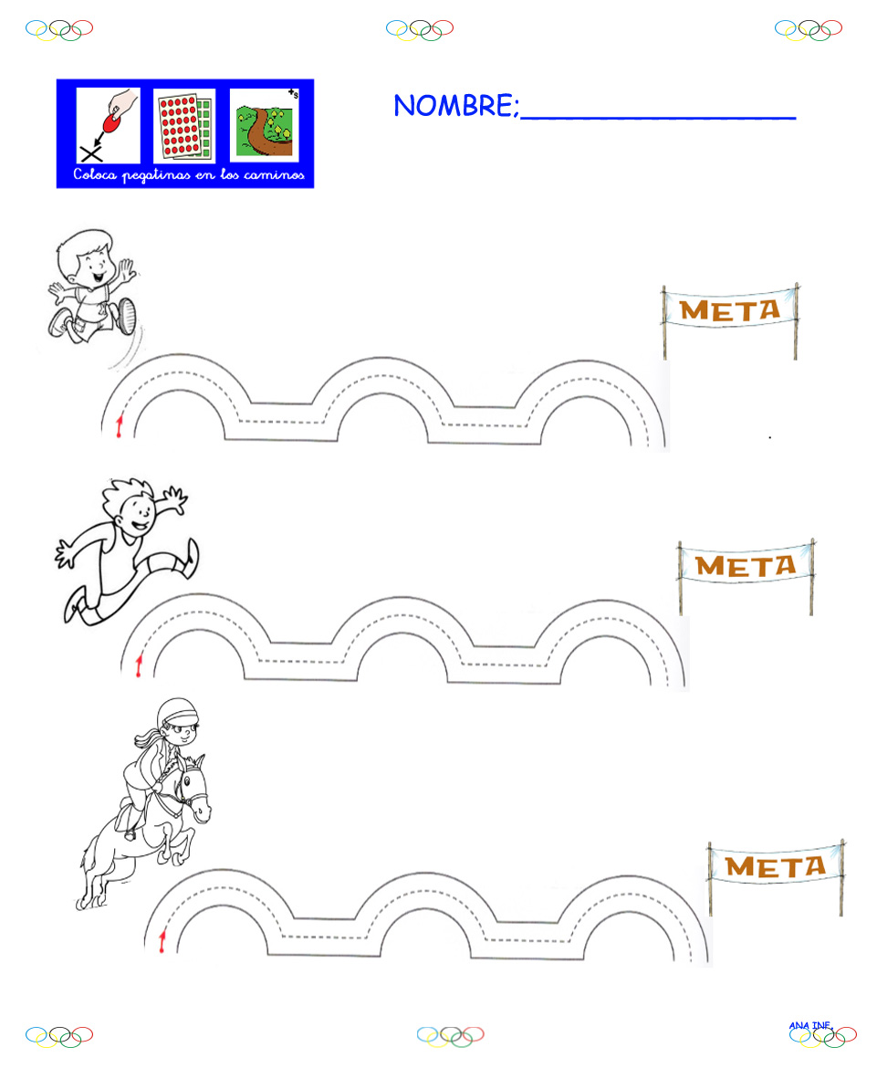 INFANTILES DE ANA V.: GRAFOMOTRICIDAD: COMBINACIÓN DE TRAZOS (ARCO ...