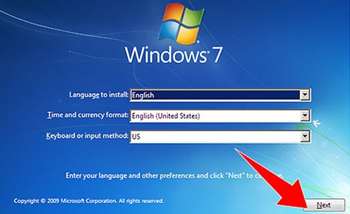 Windows 7 kaise install kare full step by step guide Language, Time and currency, keyboard