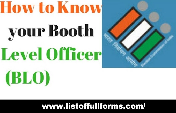 BLO full form