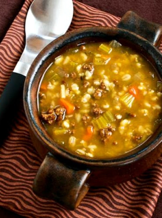 Beef Barley & Lentil Soup