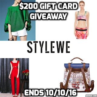 Enter to win $200 in Merchandise from StyleWe Ends 10/10