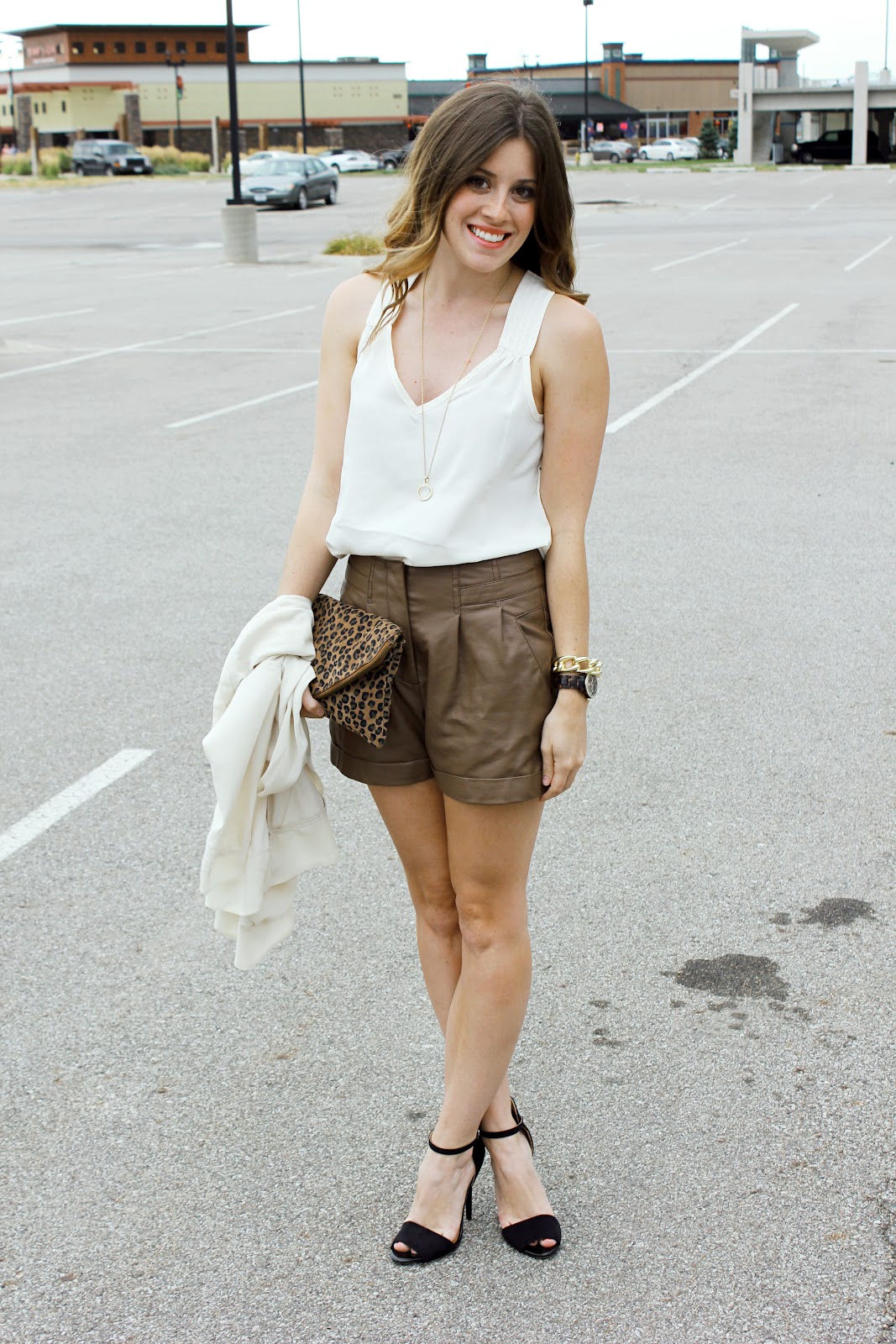 The One My Style Leather Shorts