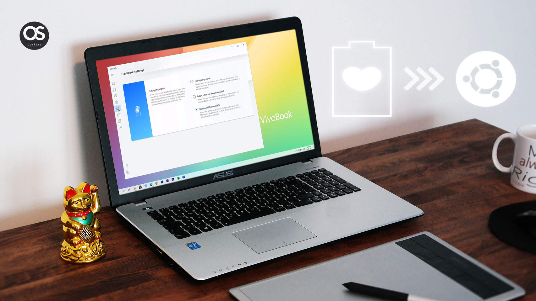 How to enable Asus Laptop Battery Health Charging (Charging Threshold