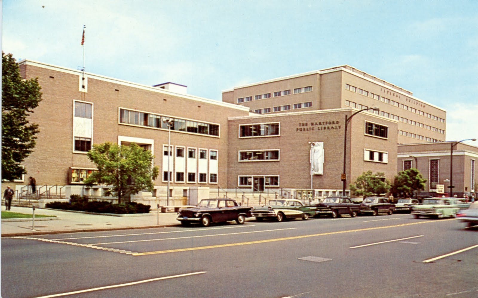 Library Postcards Public Library, Hartford, Connecticut