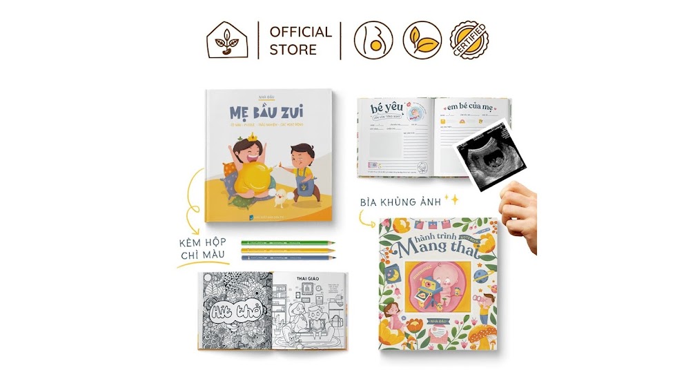 [A116] Sách hay về mang thai giúp Mẹ thư giãn, Con thông minh