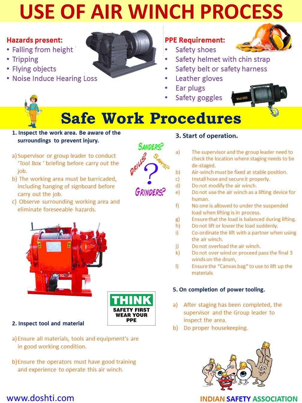 DOSHTI USE OF AIR WINCH PROCESS