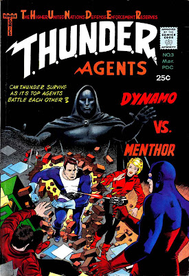 Thunder Agents v1 #3 tower silver age 1960s comic book cover art by Wally Wood