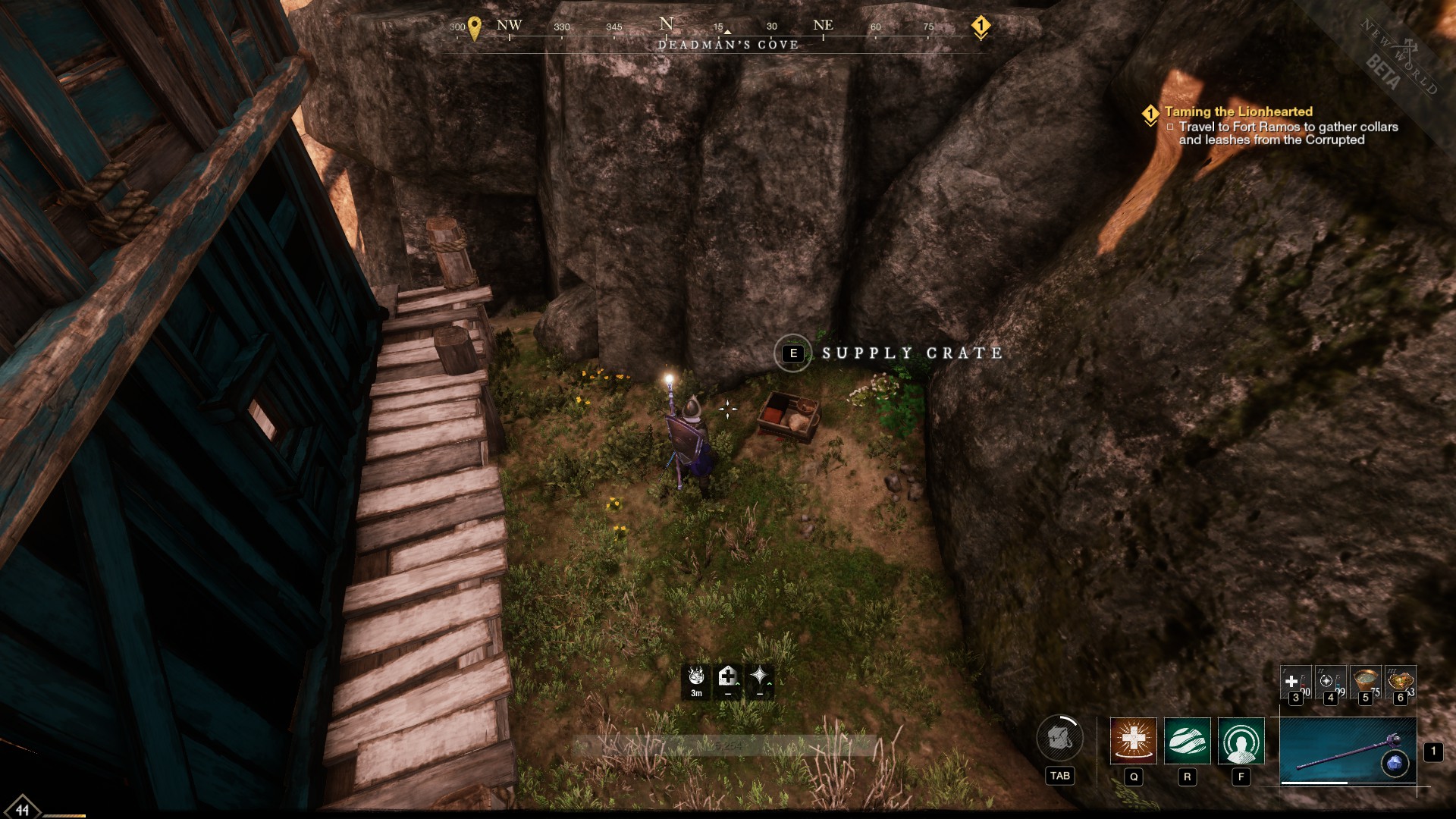 New World Deadman's Cove chest locations