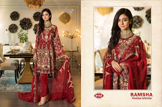 Shree Fab Ramsha Premium collection Pakistani Suits wholesale price Online india