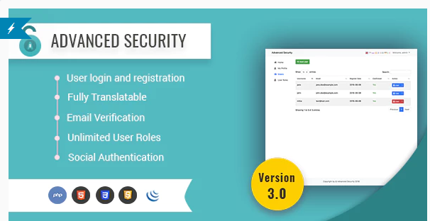 Advanced Security - Source Code sistem pendaftaran / login pengguna Advanced Security - Source Code sistem pendaftaran / login pengguna