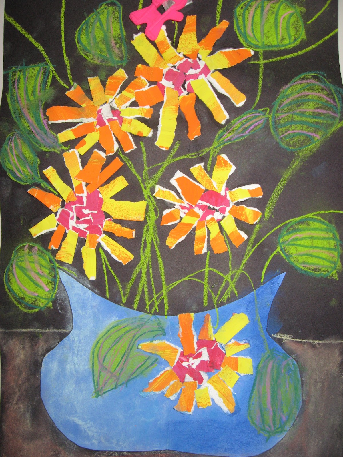 Jamestown Elementary Art Blog: 2nd grade Van Gogh Sunflowers