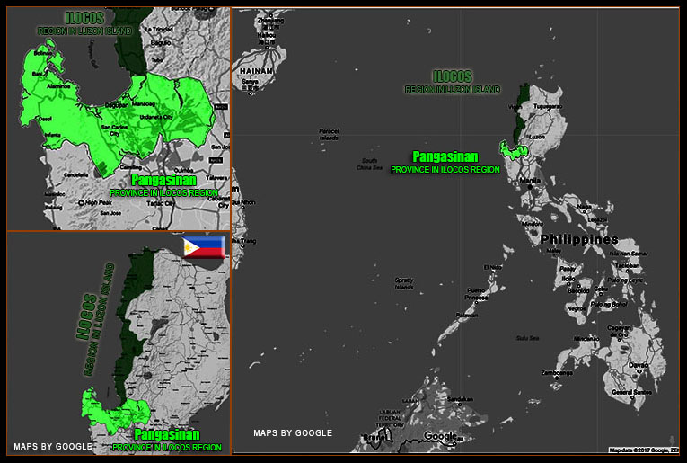 MAP OF PANGASINAN