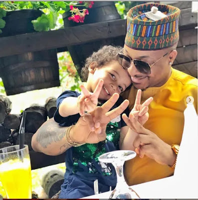 Nollywood Actor, Ik Ogbonna Celebrates Son's Birthday As He Turns 4