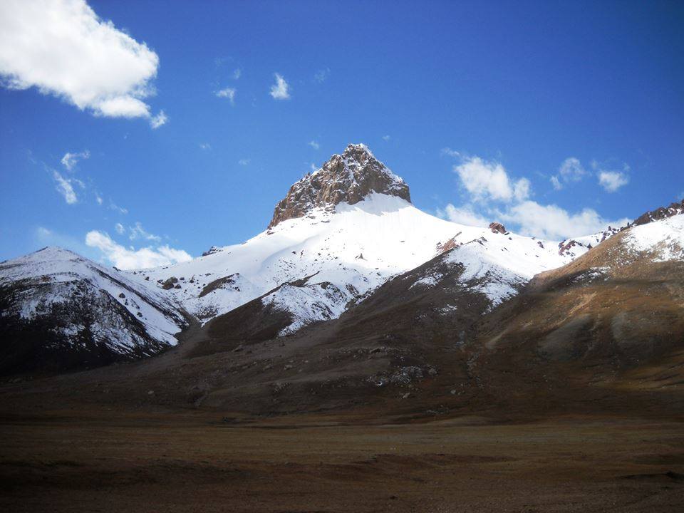 view of Shimshal  Pass and peaks near Shimshal  Pass. Sher Peak 5480 m Shimshal Hunza, Gilgit Baltistan Pakistan