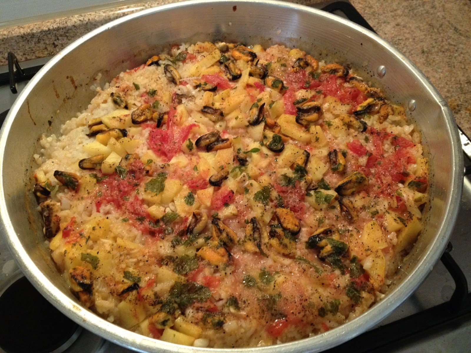 Le Ricette di Maripatty: Riso patate e cozze