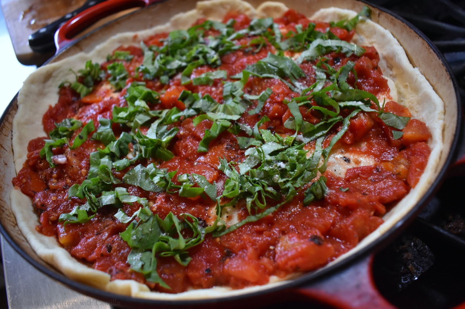 Zachary's Chicago Style Stuffed Pizza, My Version Anyway