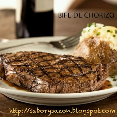Como preparar un BIFE DE CHORIZO a la parrilla - Maridaje - http://saborysazon.blogspot.com