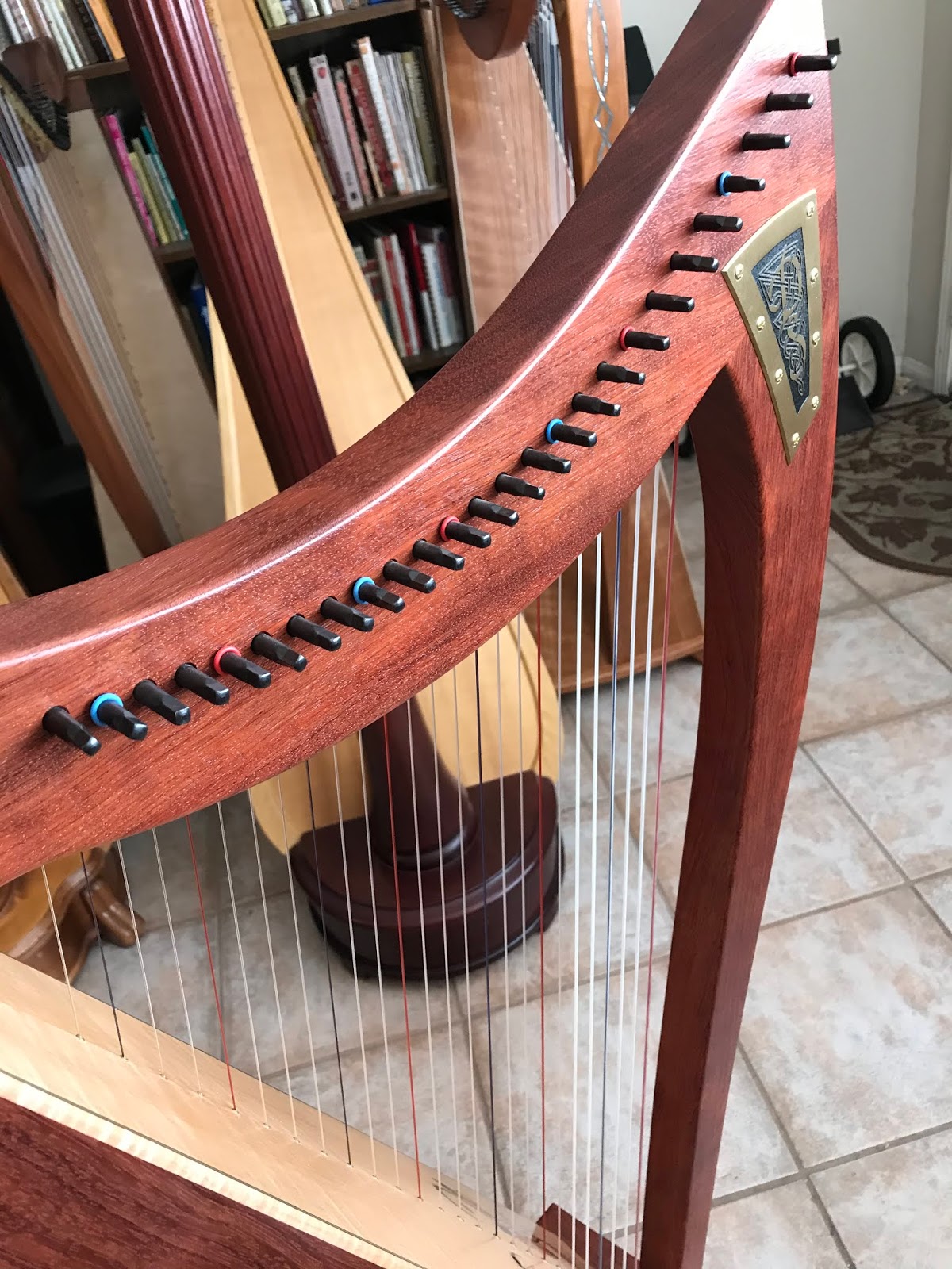 HARP IN LA HARP INFO 2 DUSTY STRINGS FH26 LEVER HARP 5906