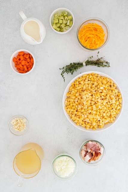 recipe ingredients displayed on a light background.
