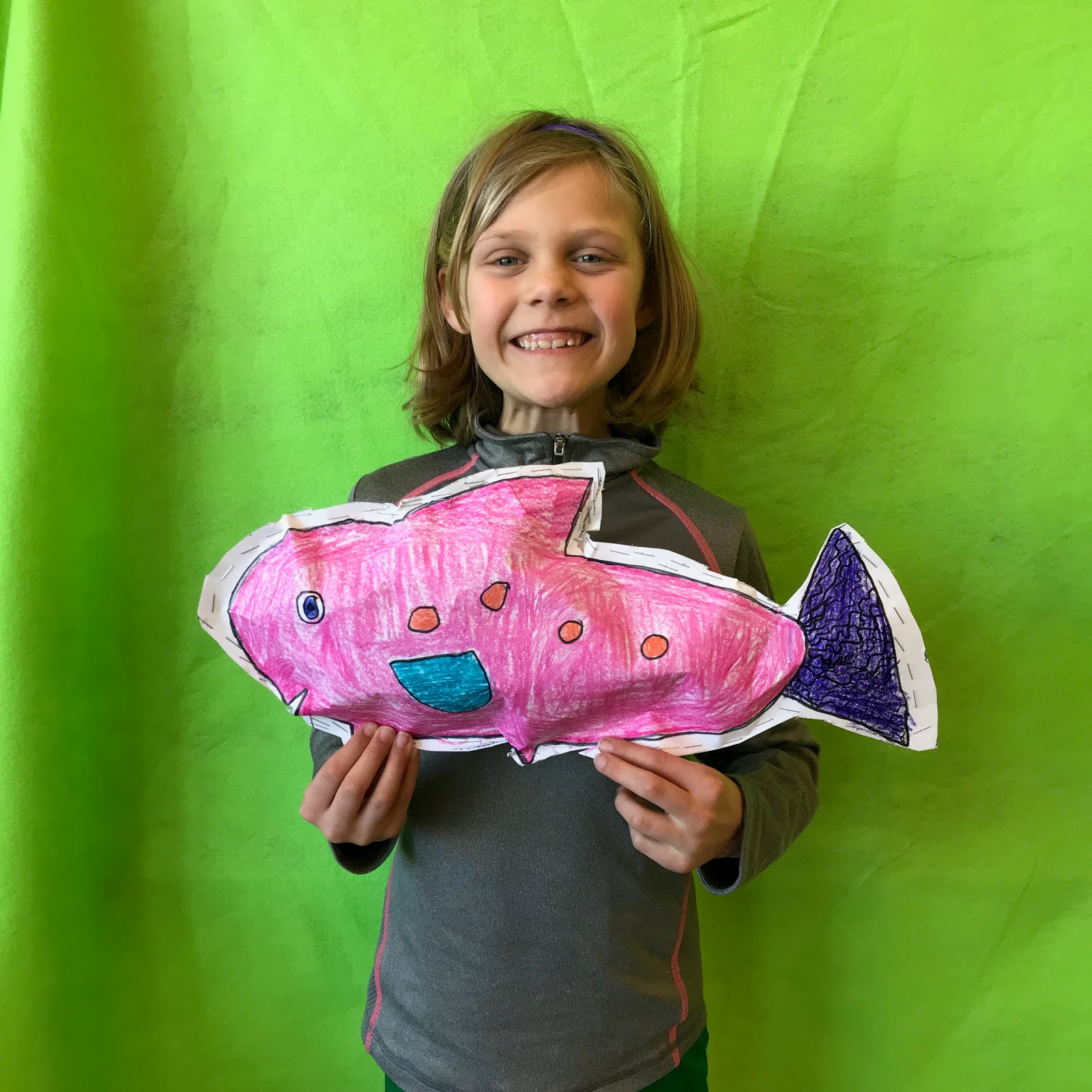 Mini Matisse Paper Stuffed Fish