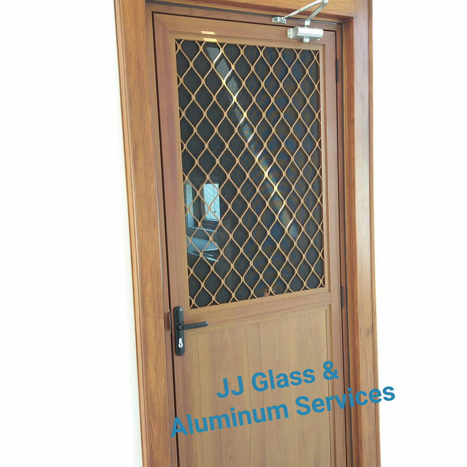 Aluminum Screen Door Installation JJ Glass and Aluminum Services