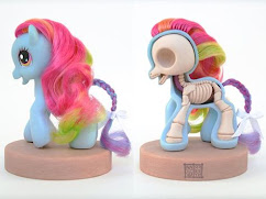 My Little Pony Sculpt Dissection Rainbow Dash by Jason Freeny