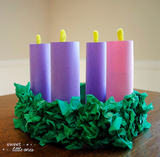 http://www.sweetlittleonesblog.com/2015/11/family-advent-wreath-craft-for-kids.html