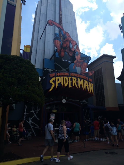 The Amazing Adventures of Spiderman Ride Entrance Universal Islands of Adventure