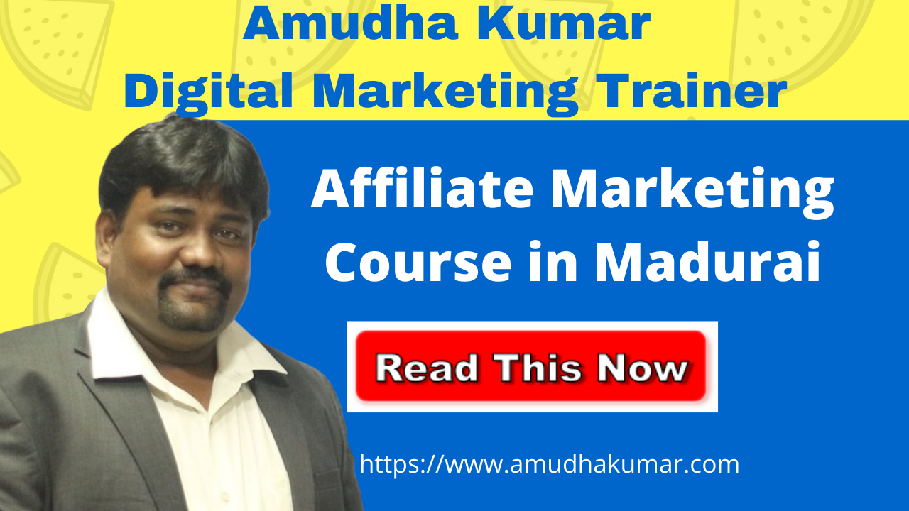 Affiliate Marketing Course in Madurai