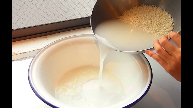 طريقة استخدام مياه الأرز للشعر طريقة استخدام مياه الأرز للشعر