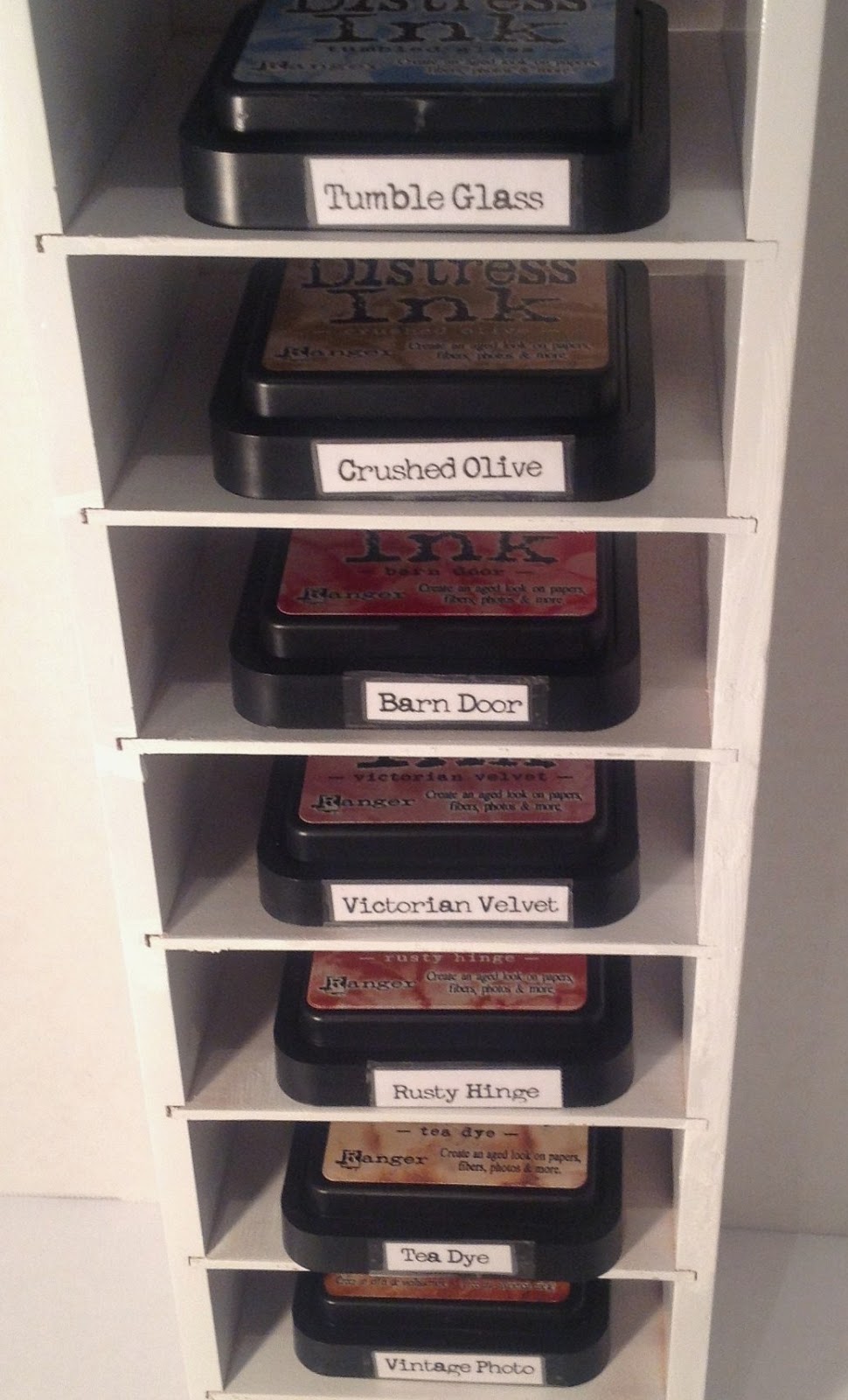 Craft Room Secrets: Distress Ink storage tower