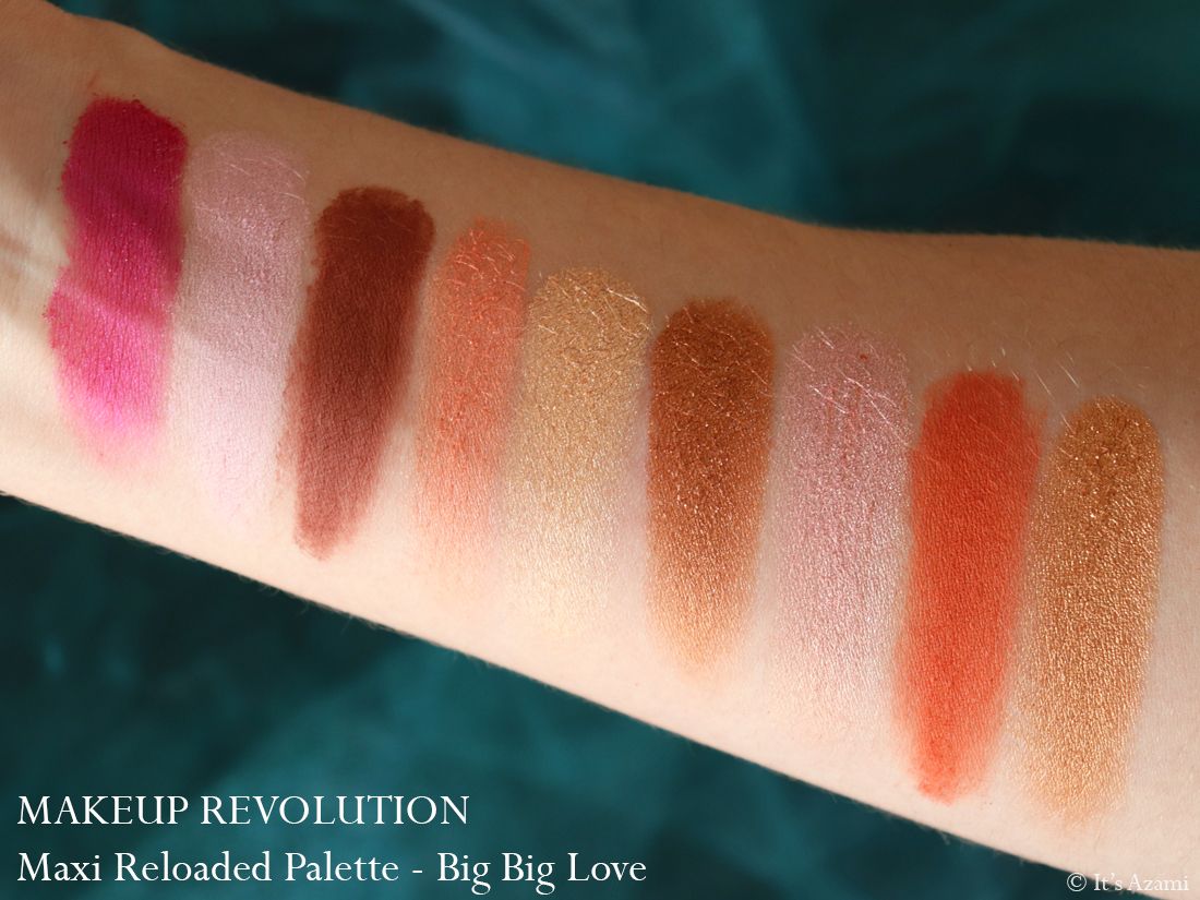 Makeup Revolution Maxi Reloaded Eyeshadow Palettes Review Swatches Avis - Paris London Makeup Artist Beauty Blogger Youtuber - Dream Big - Big Big Love - Monster Mattes - Large it Up It's Azami Makeup Revolution Maxi Reloaded Eyeshadow Palettes Review Swatches Avis - Paris London Makeup Artist Beauty Blogger Youtuber - Dream Big - Big Big Love - Monster Mattes - Large it Up It's Azami