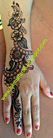 floral henna design by shasi