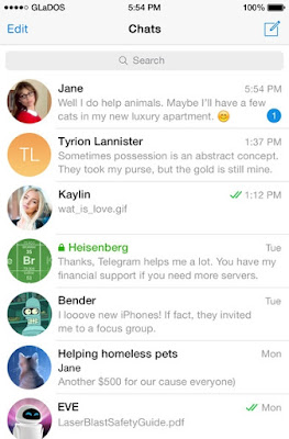 TELEGRAM MESSENGER - APP IPHONE PER MANDARE MESSAGGI VELOCEMENTE TELEGRAM MESSENGER - APP IPHONE PER MANDARE MESSAGGI VELOCEMENTE