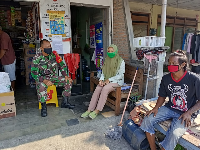 Babinsa Bersama Perangkat Desa Lakukan Patroli Bersama