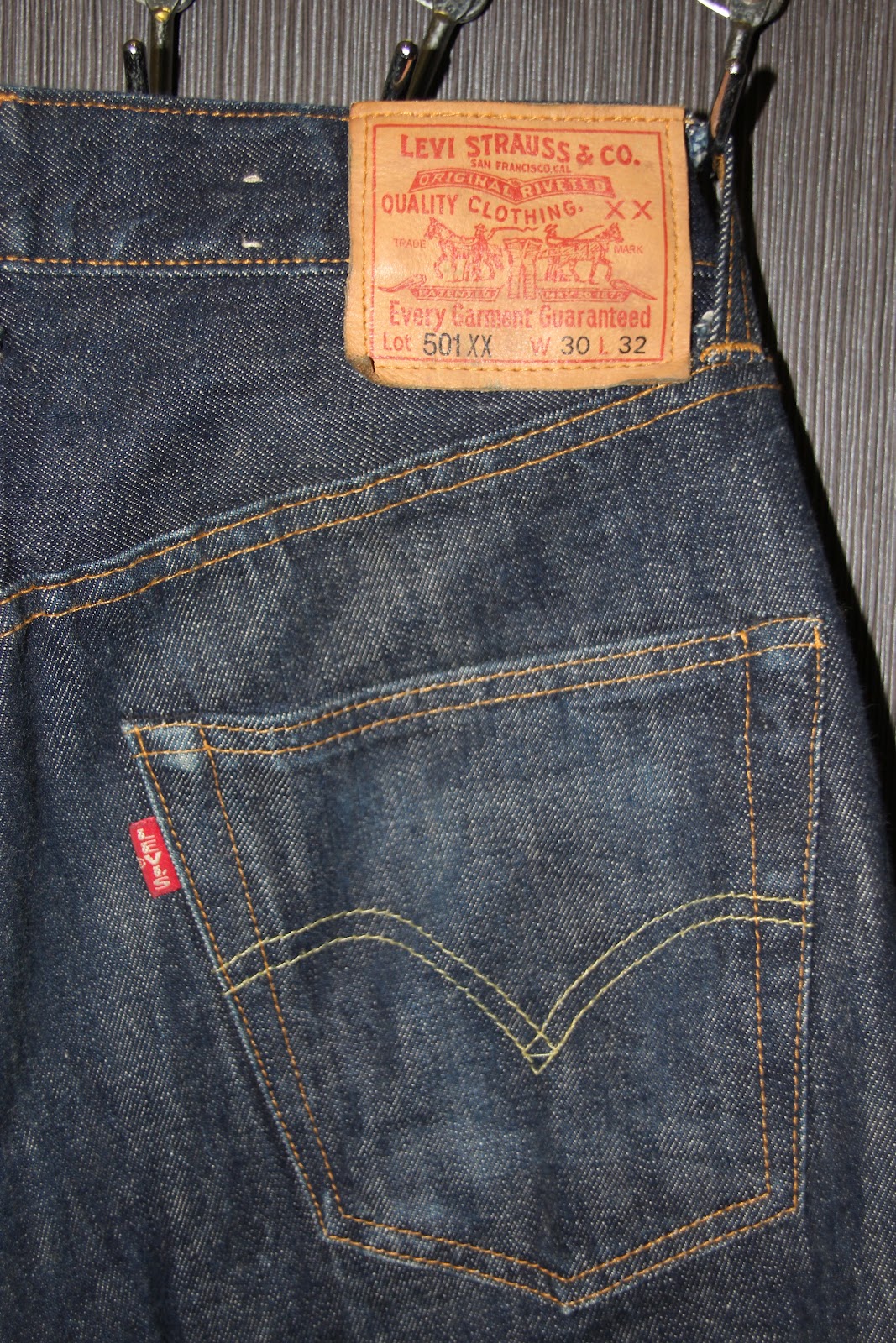 Hipster Closet: LEVI'S 501XX BIG E SELVEDGE REDLINE JEANS - RM350