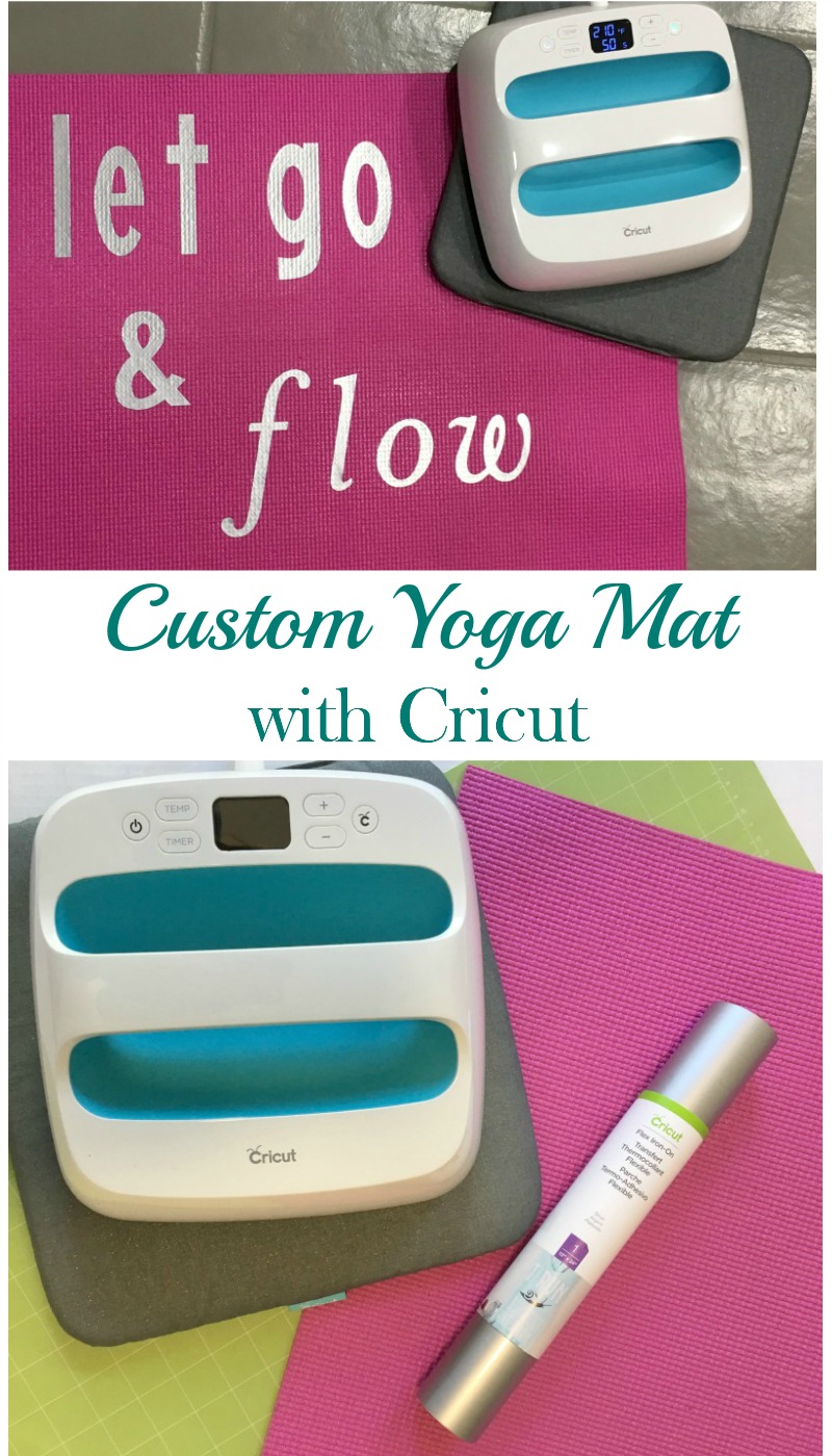 Real Girl's Realm Custom Yoga Mat Using Cricut EasyPress