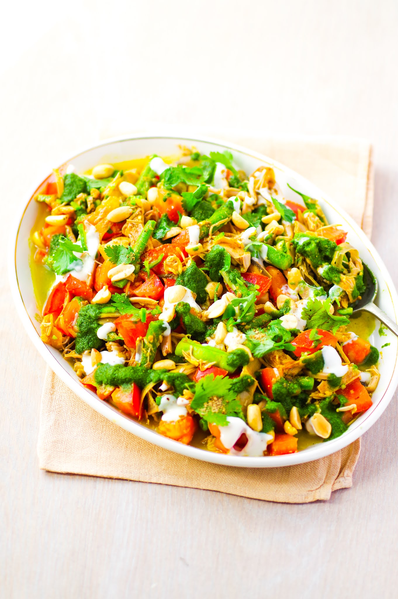 Spiced Banana Blossom Salad Euphoric Vegan