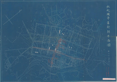 林圯埔市區計劃平面圖下水溝改修圖