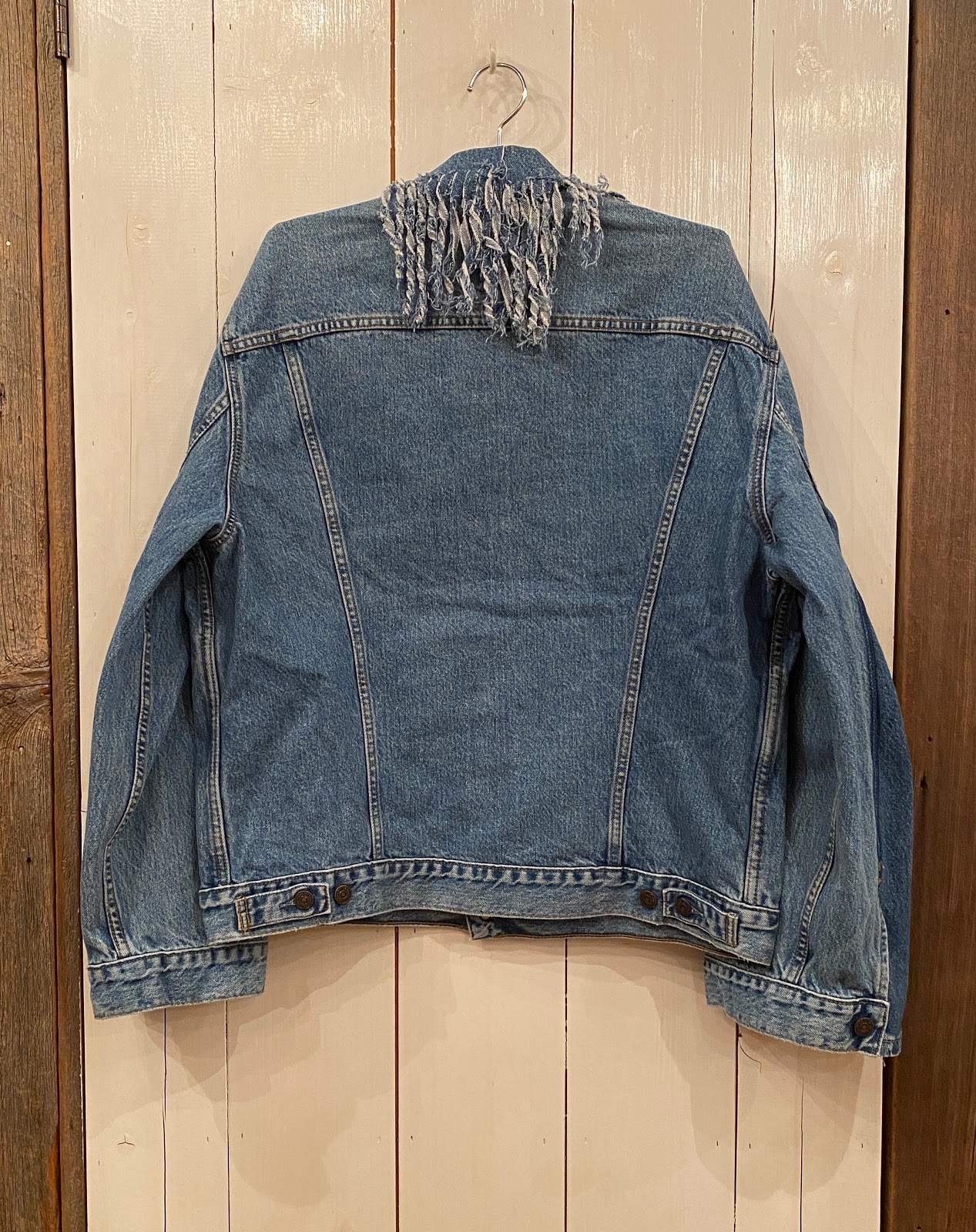 Annie Blue 🇺🇸 Levis★70503 🇺🇸 Remake Fringe Jacket 🇺🇸