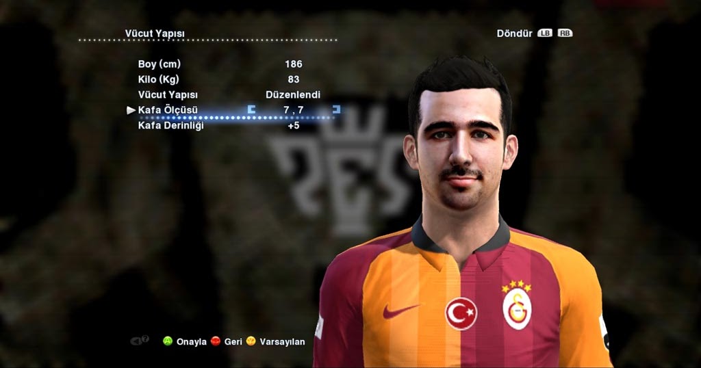 pes 2013 faces emin bayram galatasaray