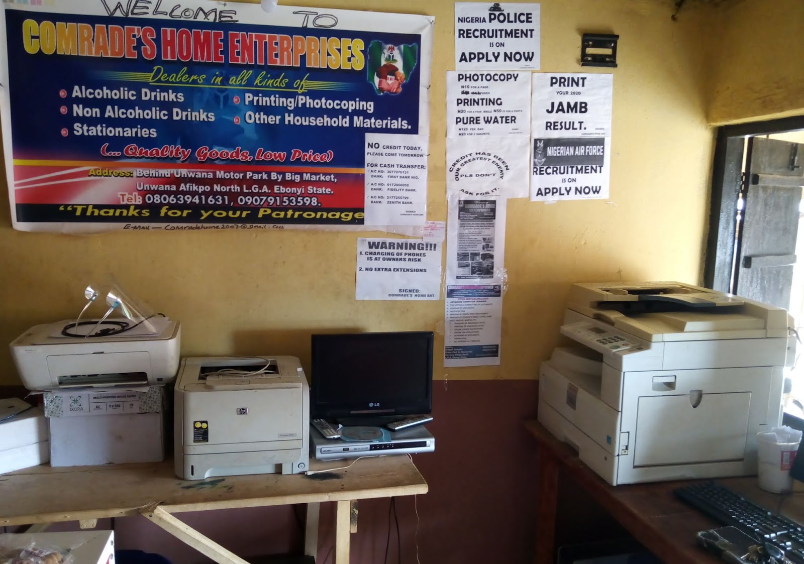 Comrade home sells Stationaries