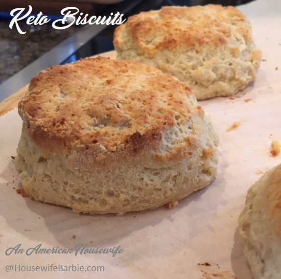 An American Housewife Homemade Keto Biscuits using King Arthur Keto