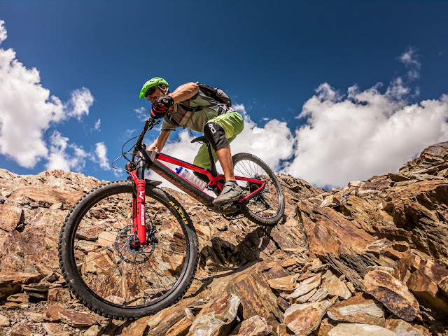 Mountainbike Tour: Bivacco Battaglione Skiatori Monte Ortles Mt. 3120 mü.A. - Cima di Vallumbrina 3220 m.ü.A