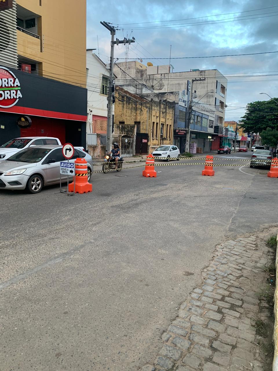 Ruas do centro de Cajazeiras são interditadas por conta do COVID 19
